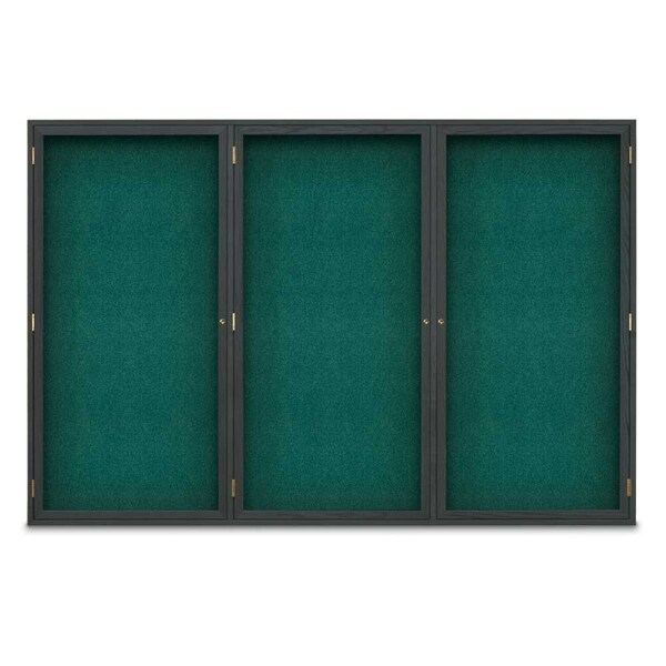 Sliding Door Indoor Enclosed Corkboard, 7
